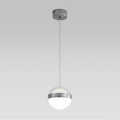 5037/12L L-VISION ODL24 511 никель/прозрачн/молочный/металл/акрил Подвес LED 12W 4000K 600лм RONI