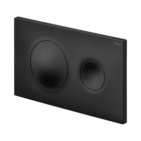 Viega Prevista Visign for Style 20 796389 Панель смыва для унитазов, пластик, матовый черный, модель 8610.1