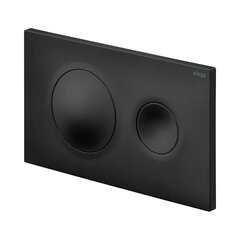 Viega Prevista Visign for Style 20 796389 Панель смыва для унитазов, пластик, матовый черный, модель 8610.1 фото