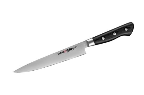 Нож кухонный стальной для нарезки Samura PRO-S SP-0045/K