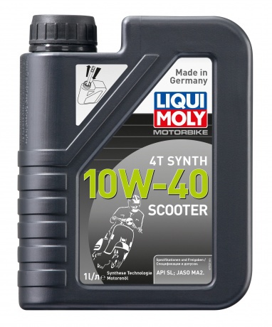Масло моторное Liqui Moly Scooter Motoroil Synth 4T 10W40 hc-синтетическое 1л
