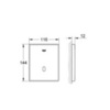 GROHE Tectron Skate 37321SD1 Панель смыва для писсуара сенсорная