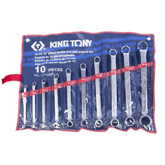 KING TONY (1710MR) Набор накидных ключей, 6-32 мм, 10 предметов