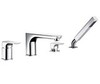 WasserKRAFT Salm 2755 Смеситель на борт ванны, цвет: хром