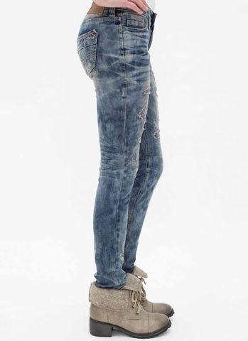 Affliction | Джинсы женские Raquel Skinny Stretch Jean 111SK077 правый бок