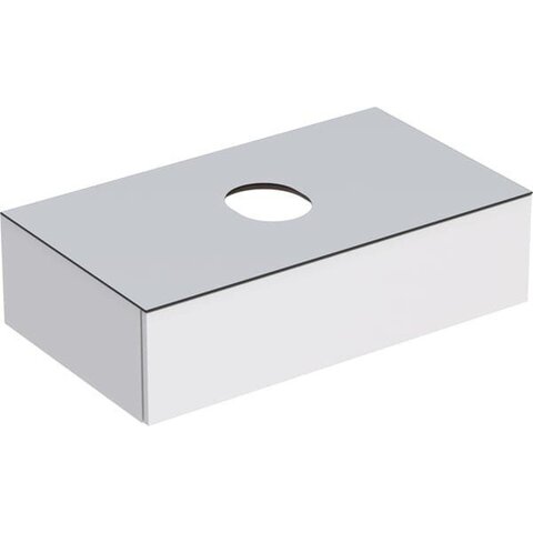 Geberit VariForm 501.165.00.1 Тумба под раковину, 90x23.5x51см, белый / лакированный глянцевый, белый / матовый