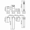 WasserKRAFT Salm 2755 Смеситель на борт ванны, цвет: хром