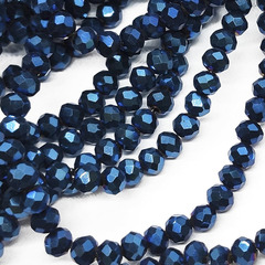 Бусины рондели Blue Hematite купить оптом в интернет-магазине