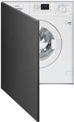 Стиральная машина Smeg LSIA147S, встраиваемая, белая, 1400 об/мин, 7 кг, 15 программ