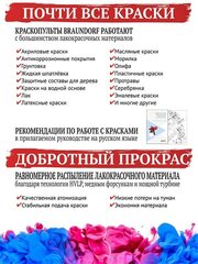КРАСКОПУЛЬТ ЭЛЕКТРИЧЕСКИЙ BRAUNDORF TURBOPAINT HVLP-35