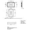 Geberit Citterio 500.572.JI.1 Зеркало с подсветкой 88.4x58.4см, Бежевый дуб / Меламин, древесная структура