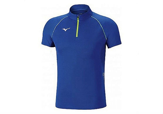 Mizuno Premium Jpn H/Z Tee мужская футболка для бега синяя