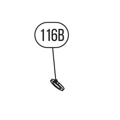 Запчасть №116B для HGSR. Шайба