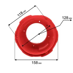 Корпус насоса водяного QUATTRO ELEMENTI D400F (770-773-031)