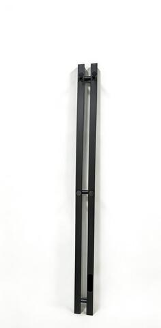 Полотенцесушитель электрический Rein Double Cube-Matte Black 1200*90 мм