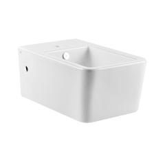 Gessi Rettangolo 37575#518 Биде подвесное с 1 отверстием под смеситель, цвет: белый фото