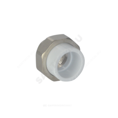 Муфта PP-R комбинированная разъемная белая Дн 63х2" ВР VALFEX 10155050