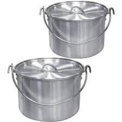 Набор котлов алюминиевых с крышкой Tramp (4,8л+9л)