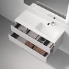 Sancos SNR120RW Тумба подвесная SANCOS Snob R правая 1195х445х500, c двумя ящиками оснащенными доводчиками, Bianco, арт.SNR120RW