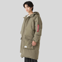Пуховик Alpha Industries Long Puffer Parka OG-107 Green (Зеленая)