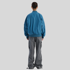 Бомбер Alpha Industries Logo L-2B Hunter Relaxed Denim Blue (Синий)