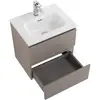 BelBagno KRAFT 39-500/390-2C-SO-СO База под раковину подвесная с фрезерованными ручками по всей длине фасада с 2 выкатн. ящ.,Бежевый Мат.,500x395x500