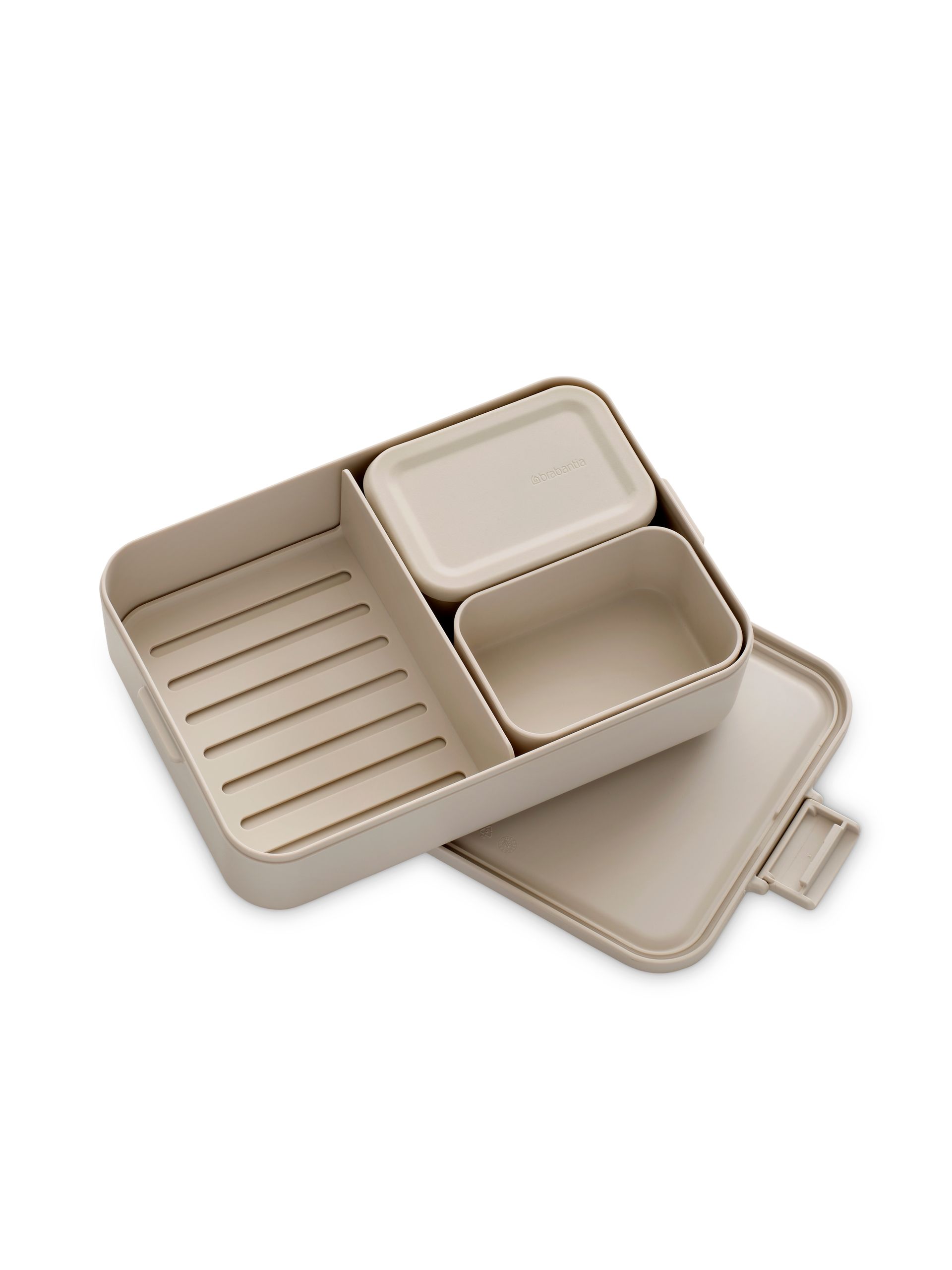 Ланч-бокс Bento Make&Take, большой, пластик, Бежевый, арт. 241369 - фото 3