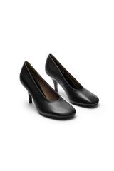 Massimo Dutti Кожаные туфли на высоком каблуке - Limited Edition, черный