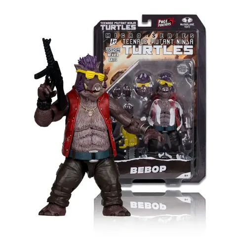 Фигурка Бибоп с комиксом IDW Publishing Teenage Mutant Ninja Turtles: Bebop & Rocksteady