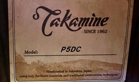 Takamine PRO series 5 P5DC