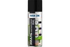 Эмаль акриловая Vixen RAL9005 черный янтарь (520мл) аэрозоль