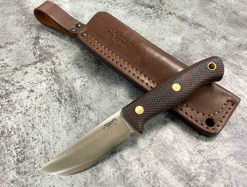 Нож Fang, N690, микарта, 223.1363, черно-красная