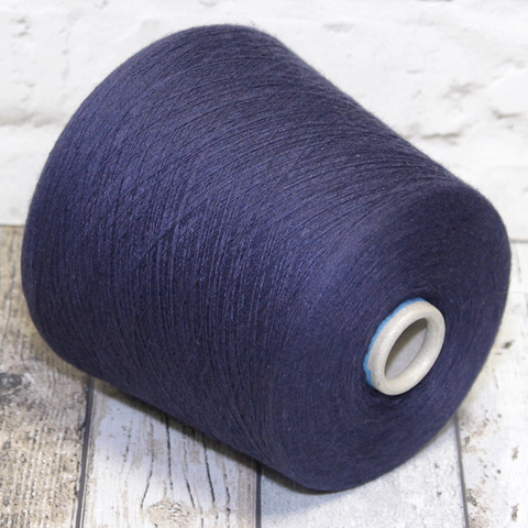 Кашемир с шелком (55%) SERVIZI E SETA / ROYAL CASHMERE 2/48 темно-синий