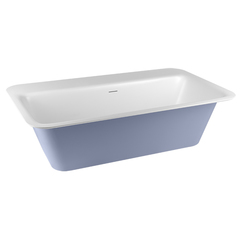 Gessi Rettangolo 37592#800 Ванна отдельностоящая/встраиваемая 180х95см, цвет: матовый белый/RAL фото