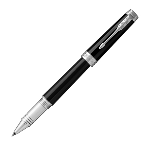 Ручка-роллер Parker Premier, Black CT (1931403)