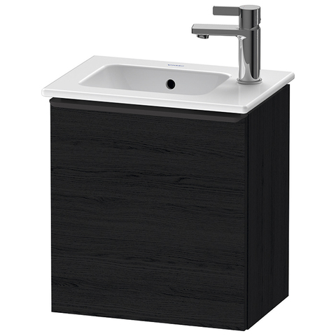 Duravit D-Neo DE4259R1616 Тумбочка подвесная, 440x410x274, 1 дверка, цвет: Black Oak