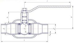 Конструкция LD КШ.Ц.П.GAS.200.025.П/П.02 Ду200