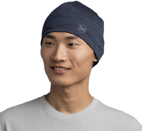 Картинка шапка-бини Buff Hat Wool Lightweight Night Blue - 2