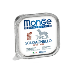 Влажный корм Monge Dog Monoprotein для собак, паштет из ягненка, консервы 150 г - 6 шт