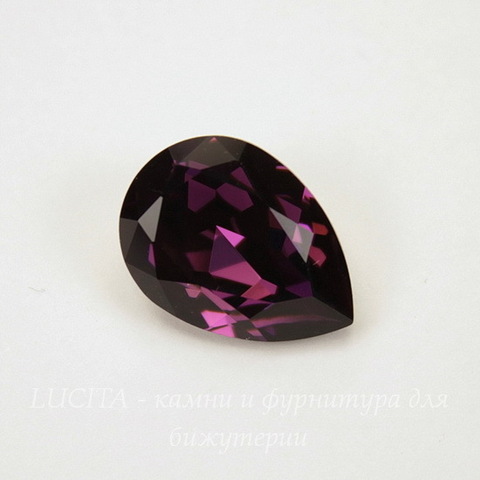 4320 Ювелирные стразы Сваровски Капля Amethyst (14х10 мм)