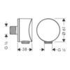 Hansgrohe Fixfit 26453000 Шланговое подсоединение