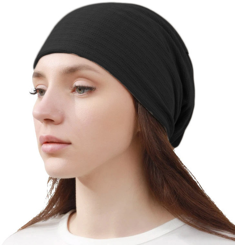 Картинка шапка-бини Skully Wear YZM-319 black - 1