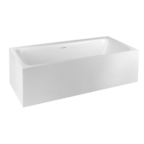 Gessi Rettangolo 37593#521 Ванна отдельностоящая 180х81см, цвет: матовый белый