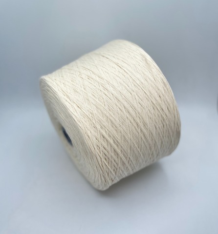 New MIll (пр.Италия), art-Zeta Greggio 375м(смотка в 4 нити)/100гр,45%Меринос 45%Хлопок 10% полиамид, цвет-Натуральный белый. арт.28480