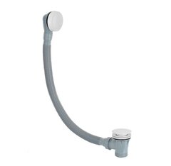 Remer 96PCCBO Слив-перелив автомат для ванны click-clack без сифона, цвет: белый матовый фото