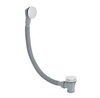 Remer 96PCCBO Слив-перелив автомат для ванны click-clack без сифона, цвет: белый матовый