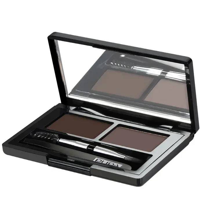 Набор для моделирования и дизайна бровей EYEBROW DESIGN SET №003, Dark Brown