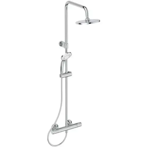 Ideal Standard Ceratherm T25 A7701AA Душевая система с телескопической штангой в комплекте с термостатическим смесителем для душа