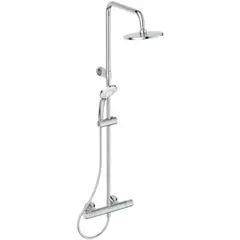 Ideal Standard Ceratherm T25 A7701AA Душевая система с телескопической штангой в комплекте с термостатическим смесителем для душа фото