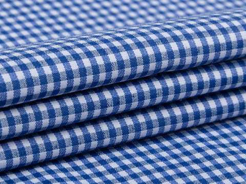 Ткань UNI CHECK SML-1 BLUE